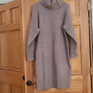 Turtleneck Sweater Dress